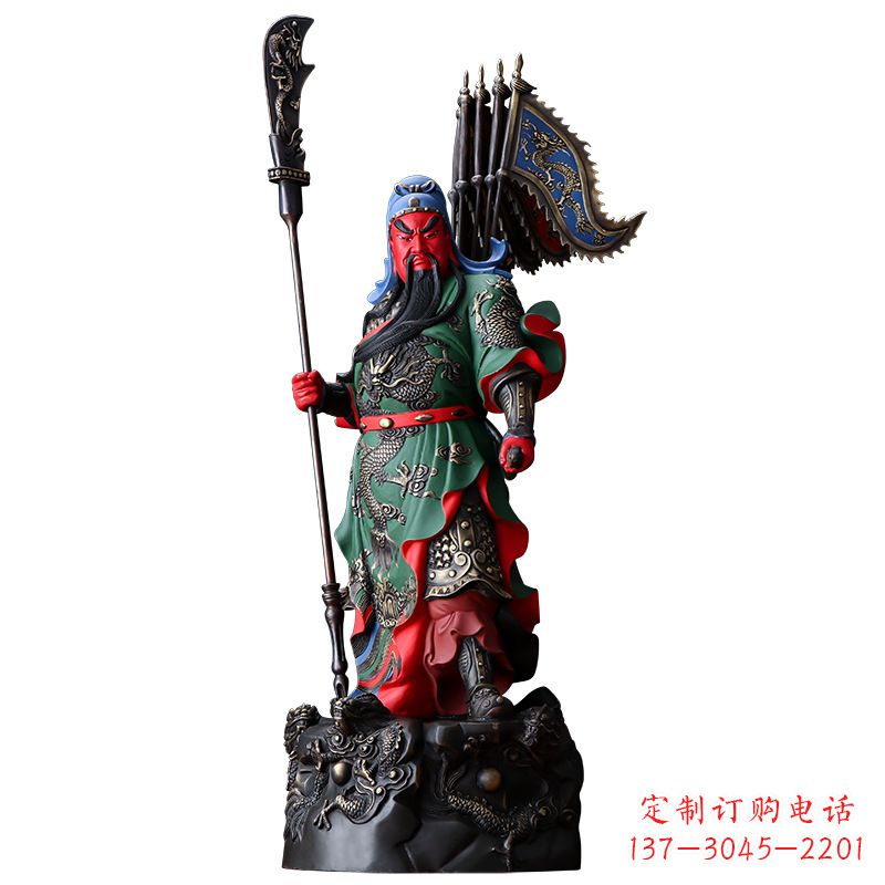 潍坊武财神关二爷雕塑