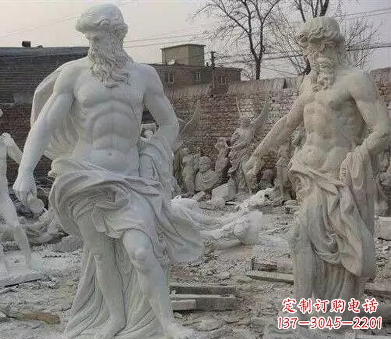 潍坊西方阿基米德人物石雕