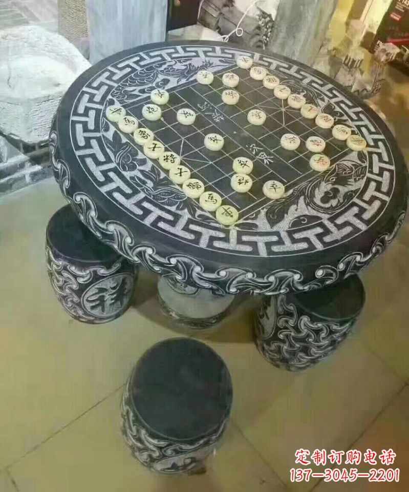 潍坊下象棋石桌凳