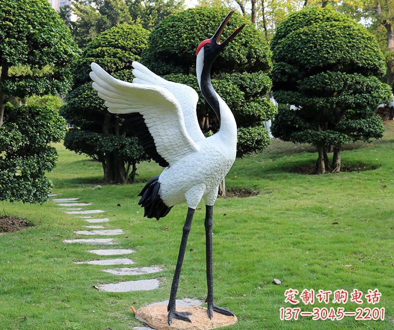 潍坊仙鹤金属雕塑