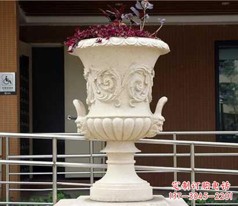 潍坊小区花盆景观石雕