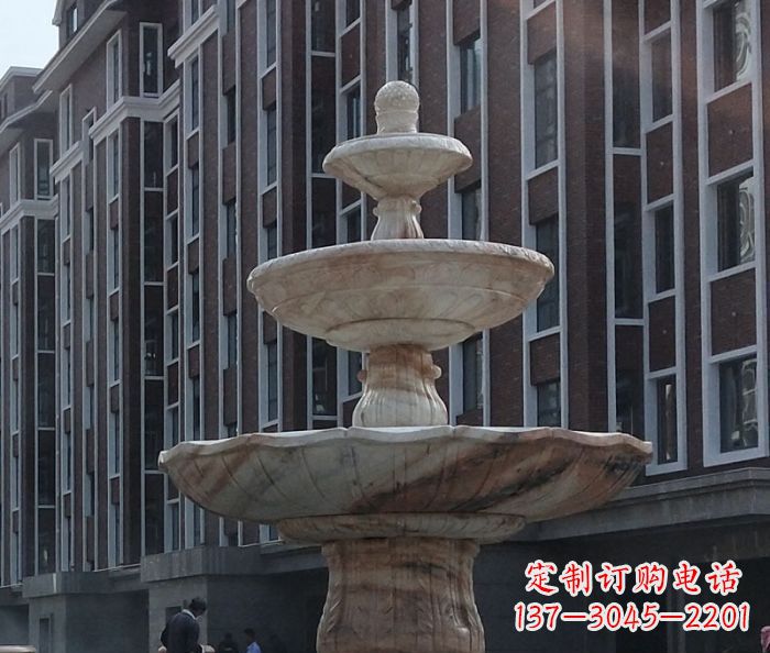 潍坊小区景观大型喷泉石雕 (6)