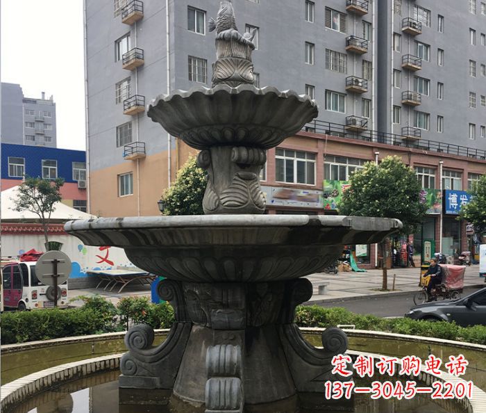 潍坊小区景观仿古喷泉石雕