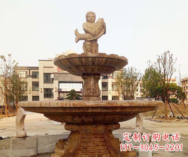 潍坊小区景观欧式喷泉石雕