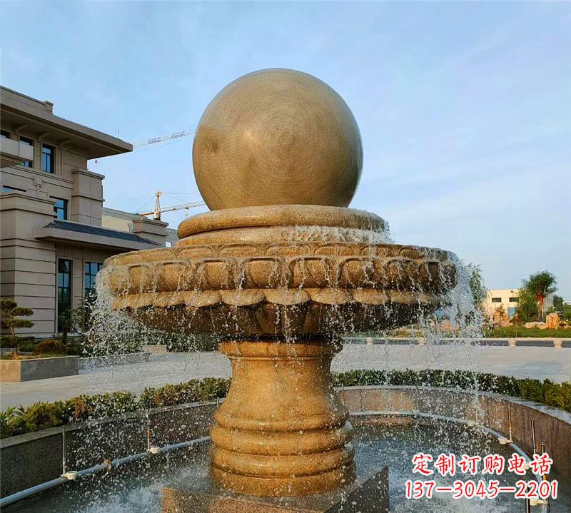 潍坊小区石喷泉雕塑