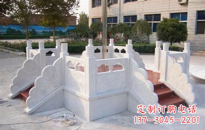 潍坊校园汉白玉升旗台
