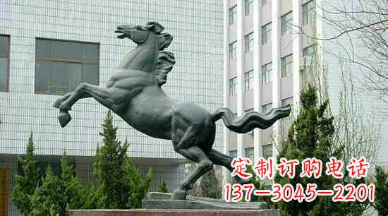 潍坊校园龙马精神铜雕