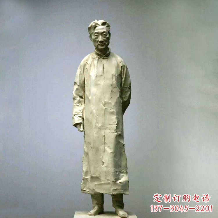 潍坊徐悲鸿雕塑像石雕历史名人雕像