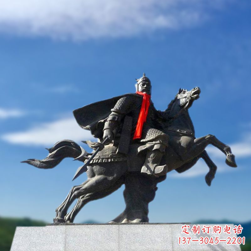 潍坊薛仁贵西征雕塑-唐初著名将领中国历史名人雕像