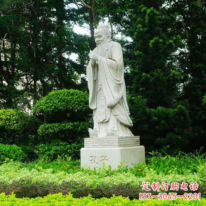 潍坊学校名人铜像雕塑 孔子铜像雕塑