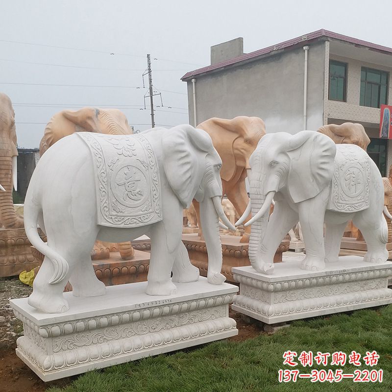 潍坊学校石雕大象