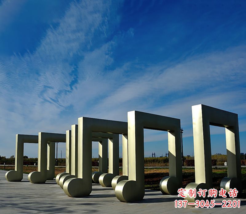 潍坊音符雕塑户外