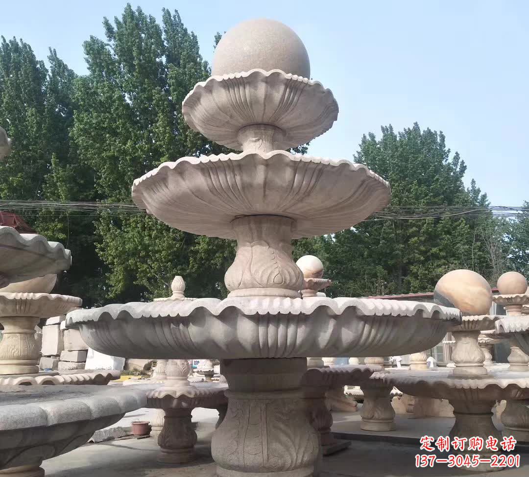 潍坊音乐风水球石雕