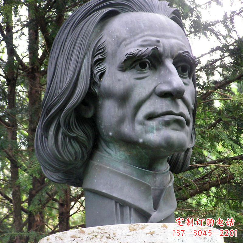 潍坊英国著名外科医生利斯特铜雕头像雕塑