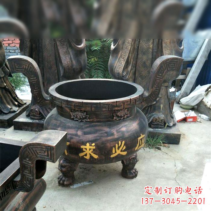潍坊有求必应祈福铜雕香炉