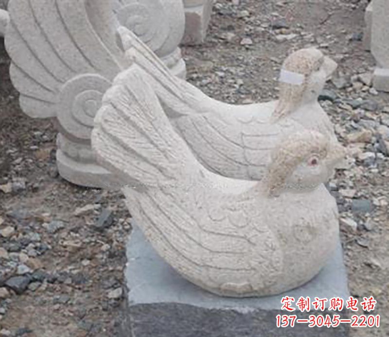 潍坊鸳鸯石雕