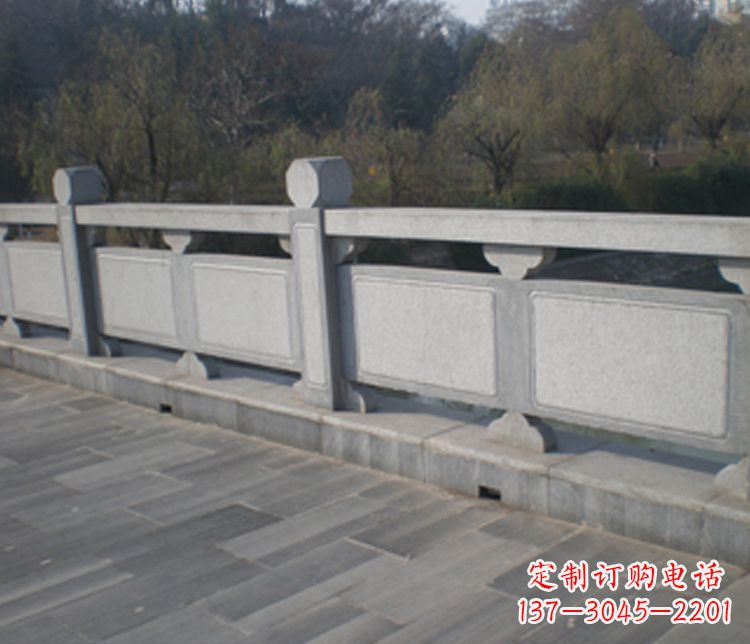 潍坊园林仿古石栏板景观石雕 (7)