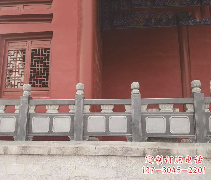 潍坊园林仿古石栏板景观石雕 (8)