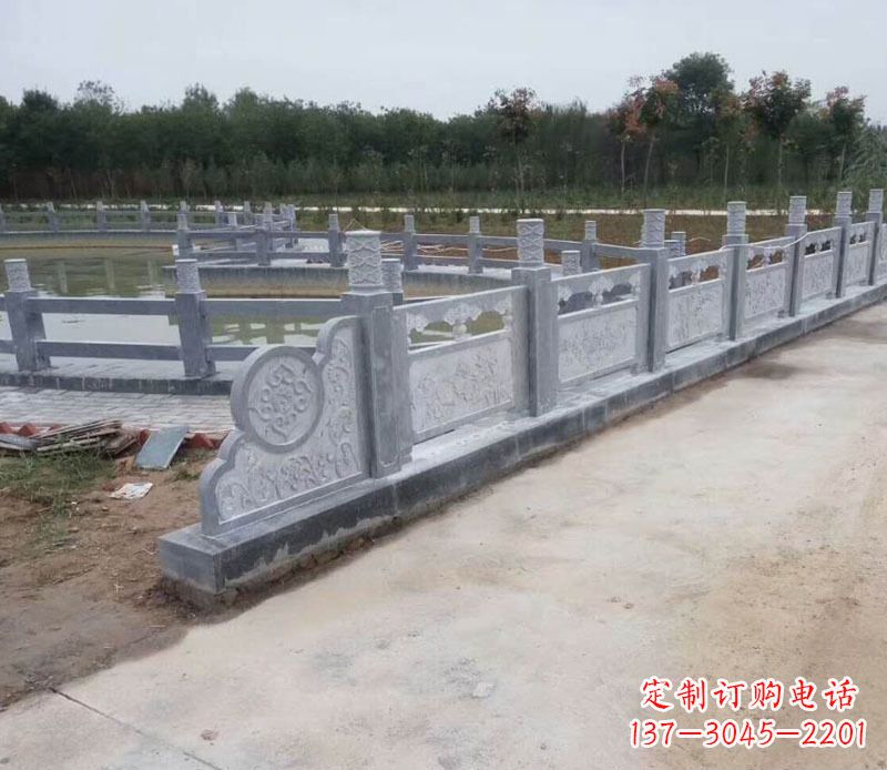 潍坊园林仿古石栏板景观石雕 (11)