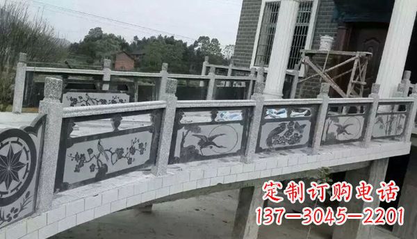 潍坊园林仿古石栏板景观石雕 (10)