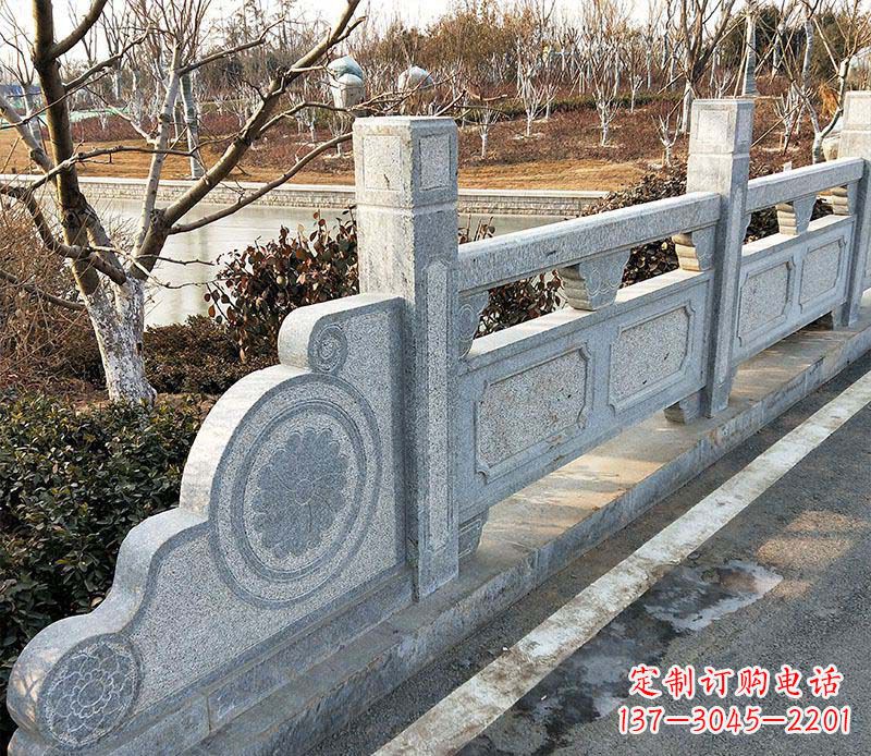 潍坊园林仿古石栏板景观石雕_1