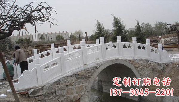 潍坊园林汉白玉大桥栏板景观石雕