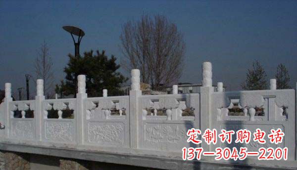 潍坊园林汉白玉栏板景观石雕