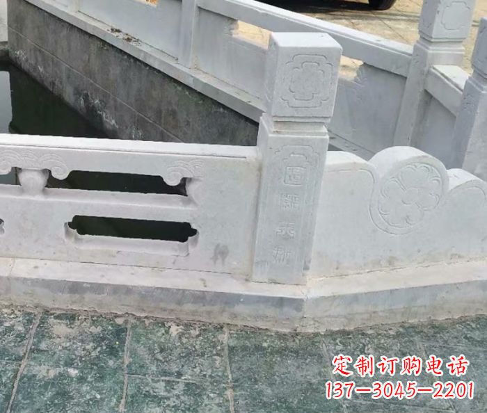 潍坊园林景观大理石栏板雕塑 (7)