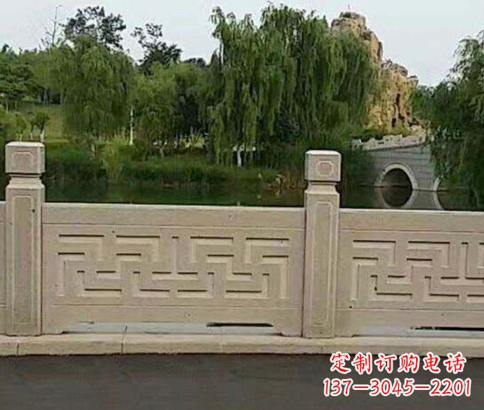 潍坊园林景观大理石栏板石雕 (4)