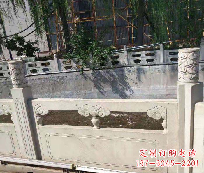 潍坊园林景观大理石栏板石雕 (6)