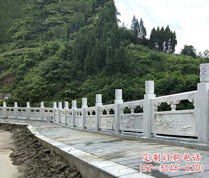 潍坊园林景观大理石栏板石雕_2