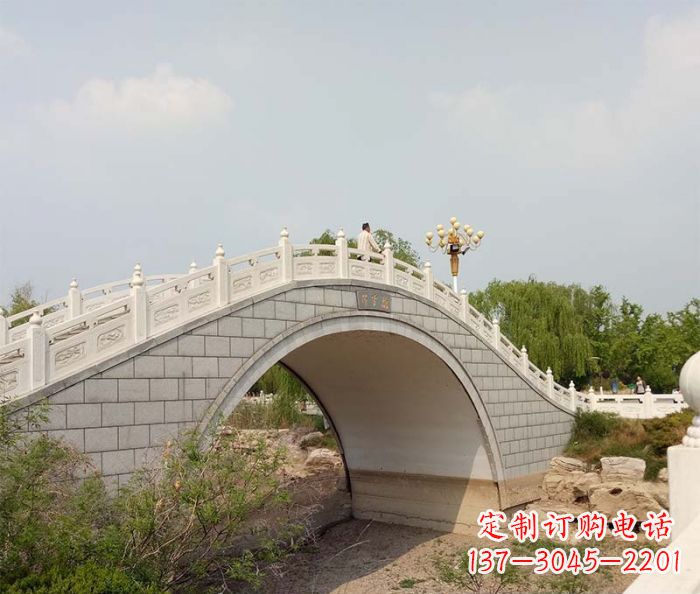 潍坊园林景观大理石桥栏板石雕 (6)