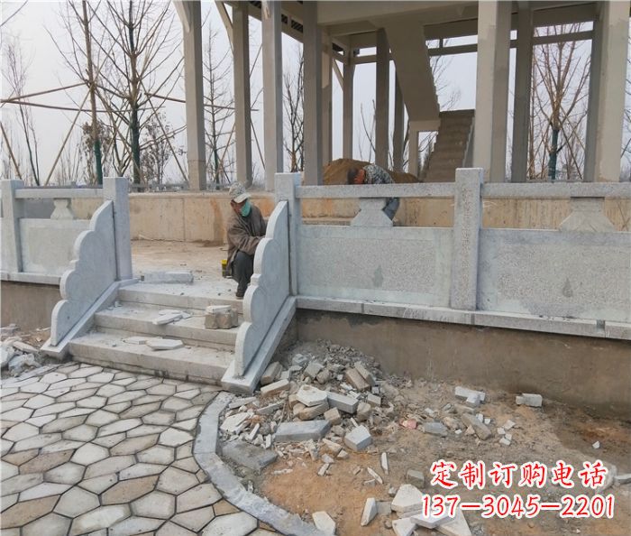 潍坊园林景观大理石桥栏板石雕_2 (2)