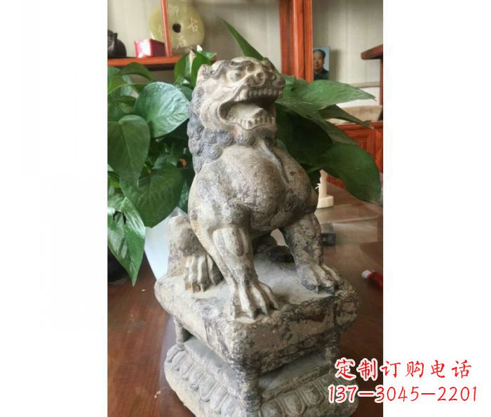 潍坊园林景观大理石狮子石雕