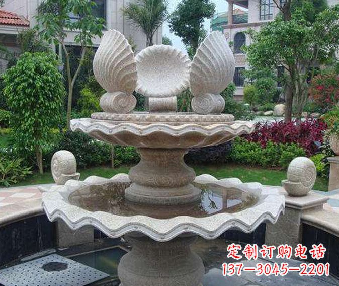潍坊园林景观多层喷泉石雕