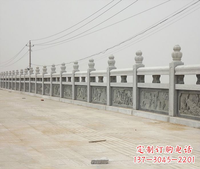 潍坊园林景观仿古石雕栏板_2