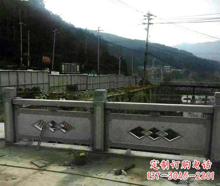 潍坊园林景观仿古石浮雕栏板 (2)