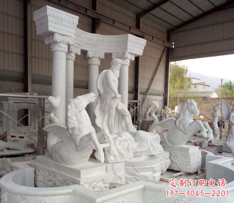 潍坊园林欧式喷泉景观石雕