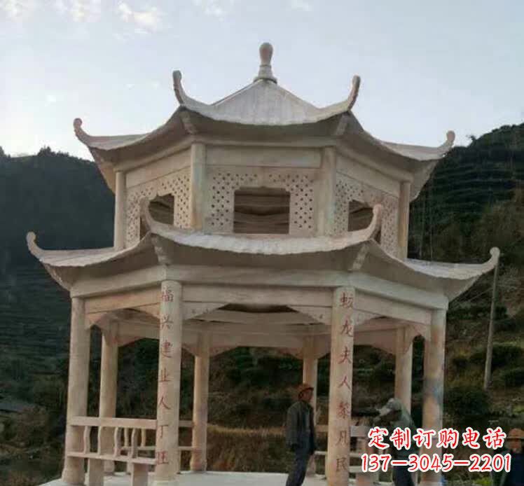潍坊园林石雕凉亭