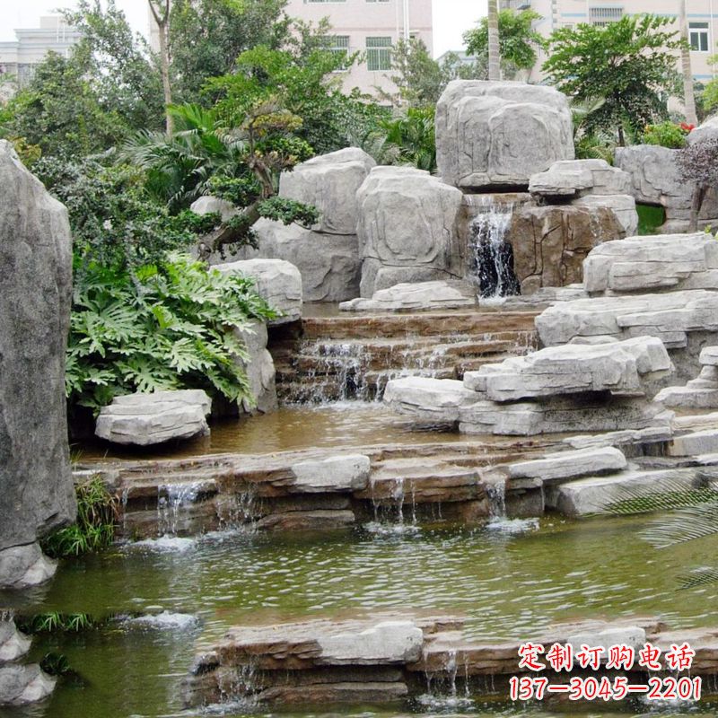 潍坊园林石头假山流水