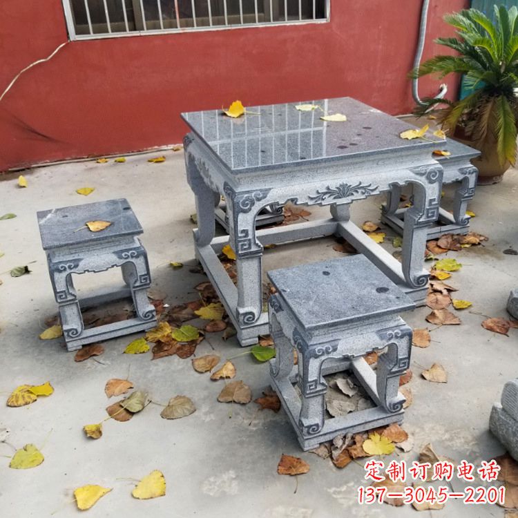 潍坊园林石桌凳