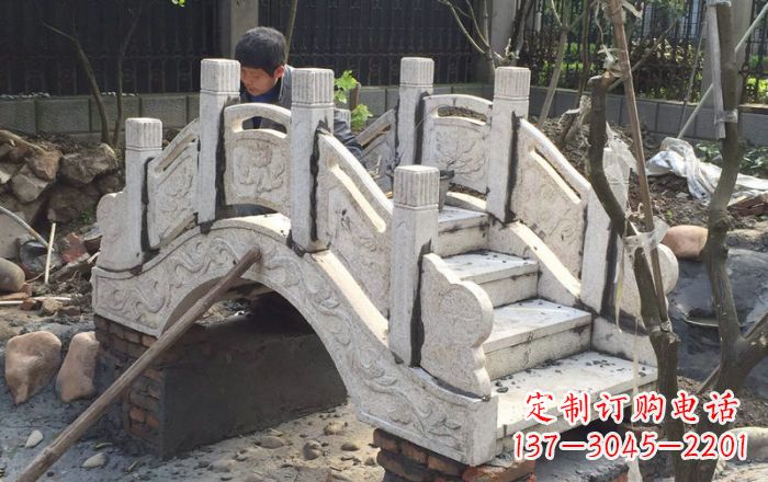 潍坊园林小型石拱桥 (2)