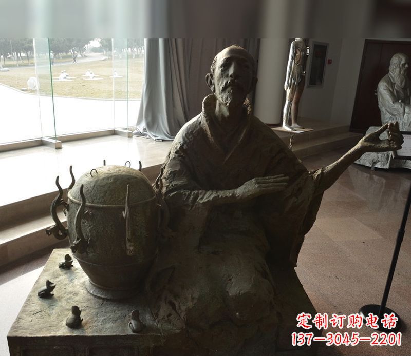 潍坊张衡铜雕