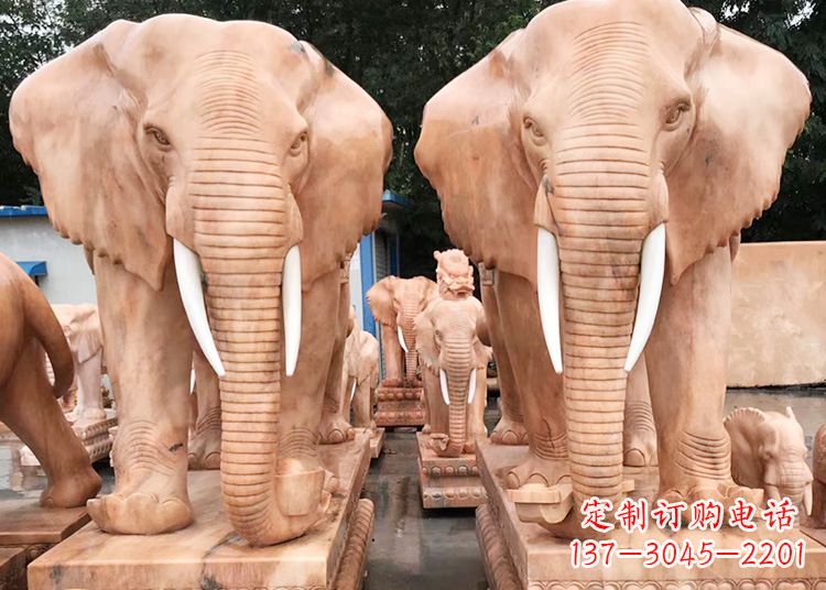潍坊招财大象石雕