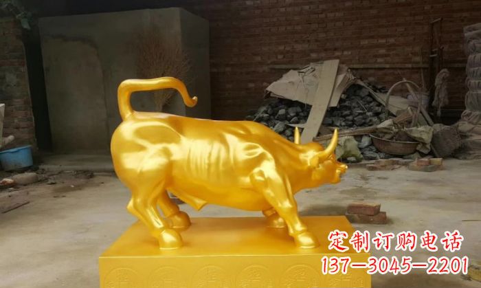 潍坊招财铜牛雕塑 (2)