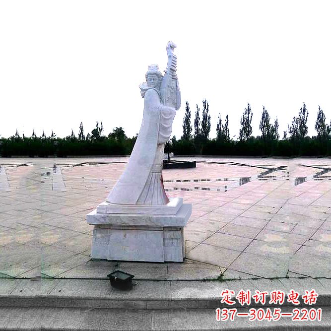 潍坊中国古代四大美女之王昭君广场石雕塑