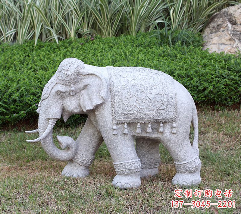 潍坊中式石雕大象