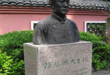潍坊徐悲鸿铜雕半身像雕塑