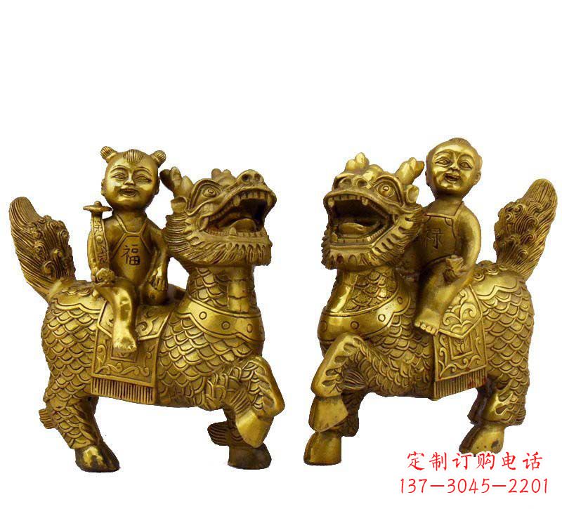 潍坊铸铜福禄麒麟
