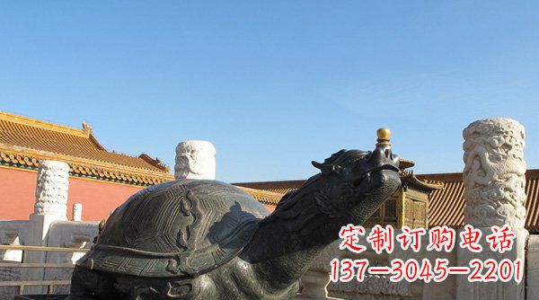潍坊铸铜龙龟寺庙神兽铜雕
